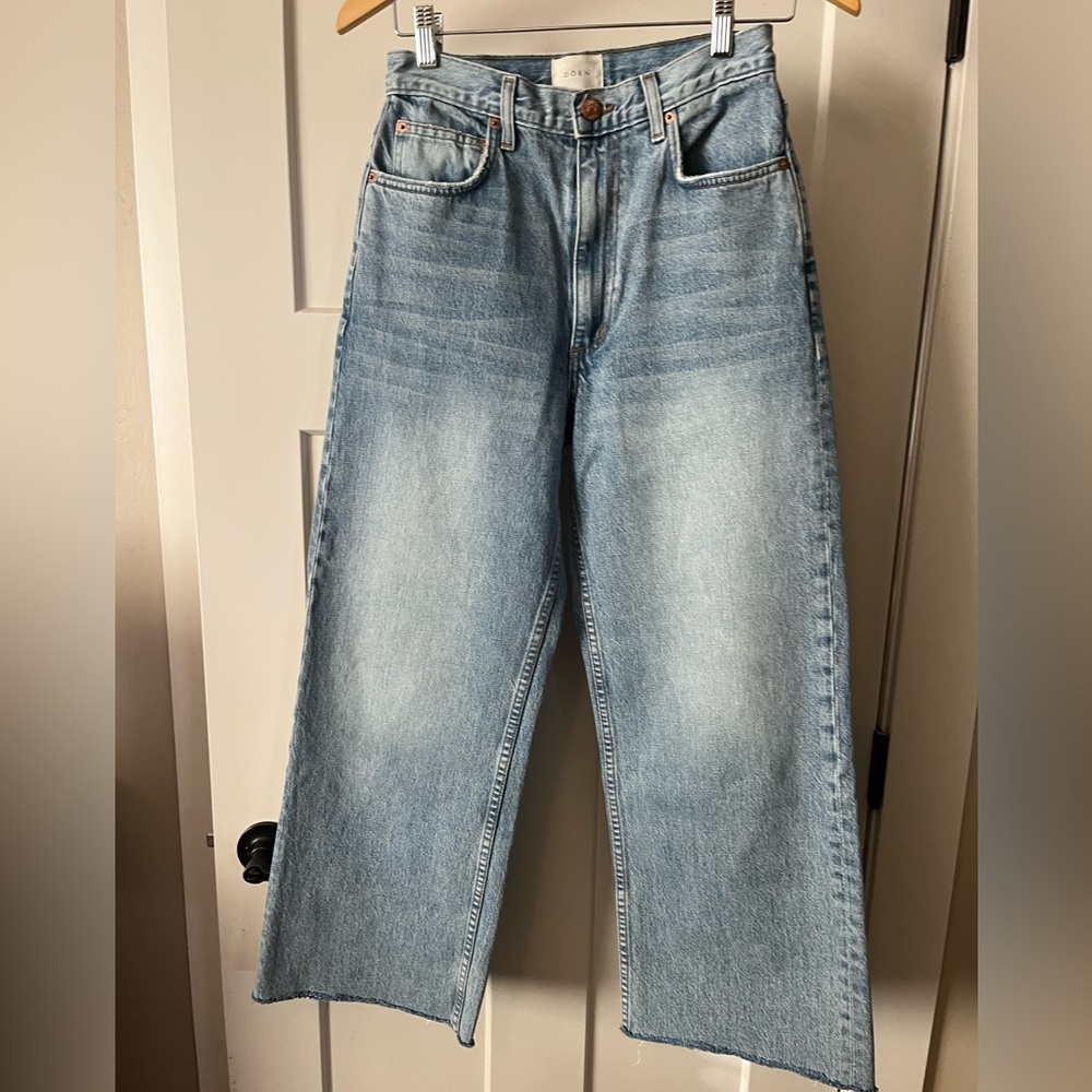 Doen Tatum Highwaisted Wide-leg Jeans.